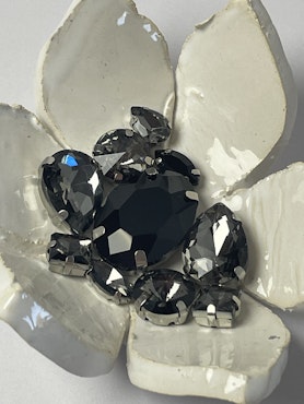 Multistrand rhinestones rökig mix 10st