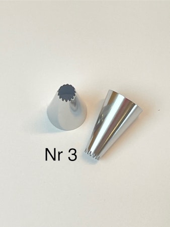 Tyll i rostfritt stål, Nr3 (st)