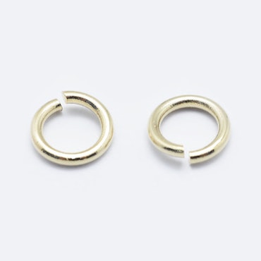 Bindringar deluxe, 18K guld, 4mm (100st)