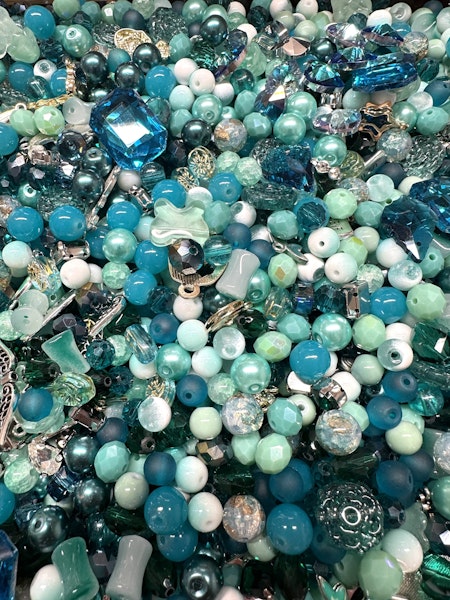 Deluxemix. Glaspärlor & bling. Ocean Delight 2.0 (50g)