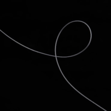 20 meter rulle med 0,5mm transparent stum fiskelina av nylon.
