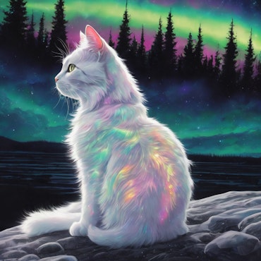 Diamond Painting, 50x50cm, norrskenskatt, komplett kit, fyrkantiga