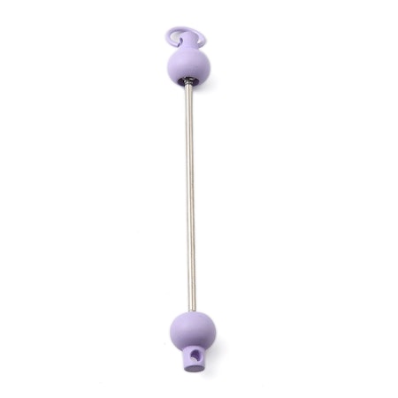 Pinne med fäste till nyckelring, lila, 9cm (st)