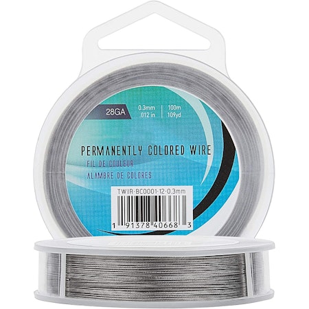 7 strand bead string, 0.3mm, följsam tigertail (100m)