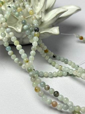 Sträng, pärlor av äkta Flower Amazonite, 4mm (89st)