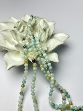 Sträng, pärlor av äkta Flower Amazonite, 4,5mm (90st)