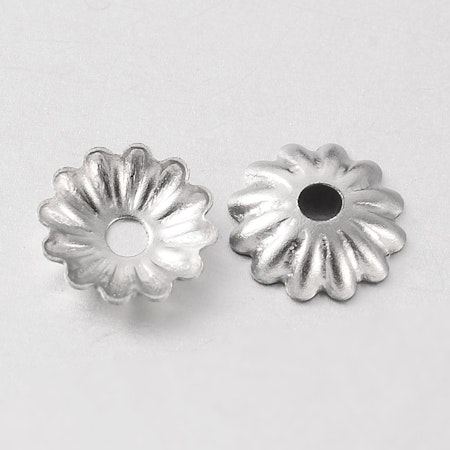 Pärlhatt, konjugerad i 316 kirurgiskt rostfritt stål,  6mm (100st)