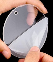 Transparent cirkel i akryl i 3-pack, 8 cm