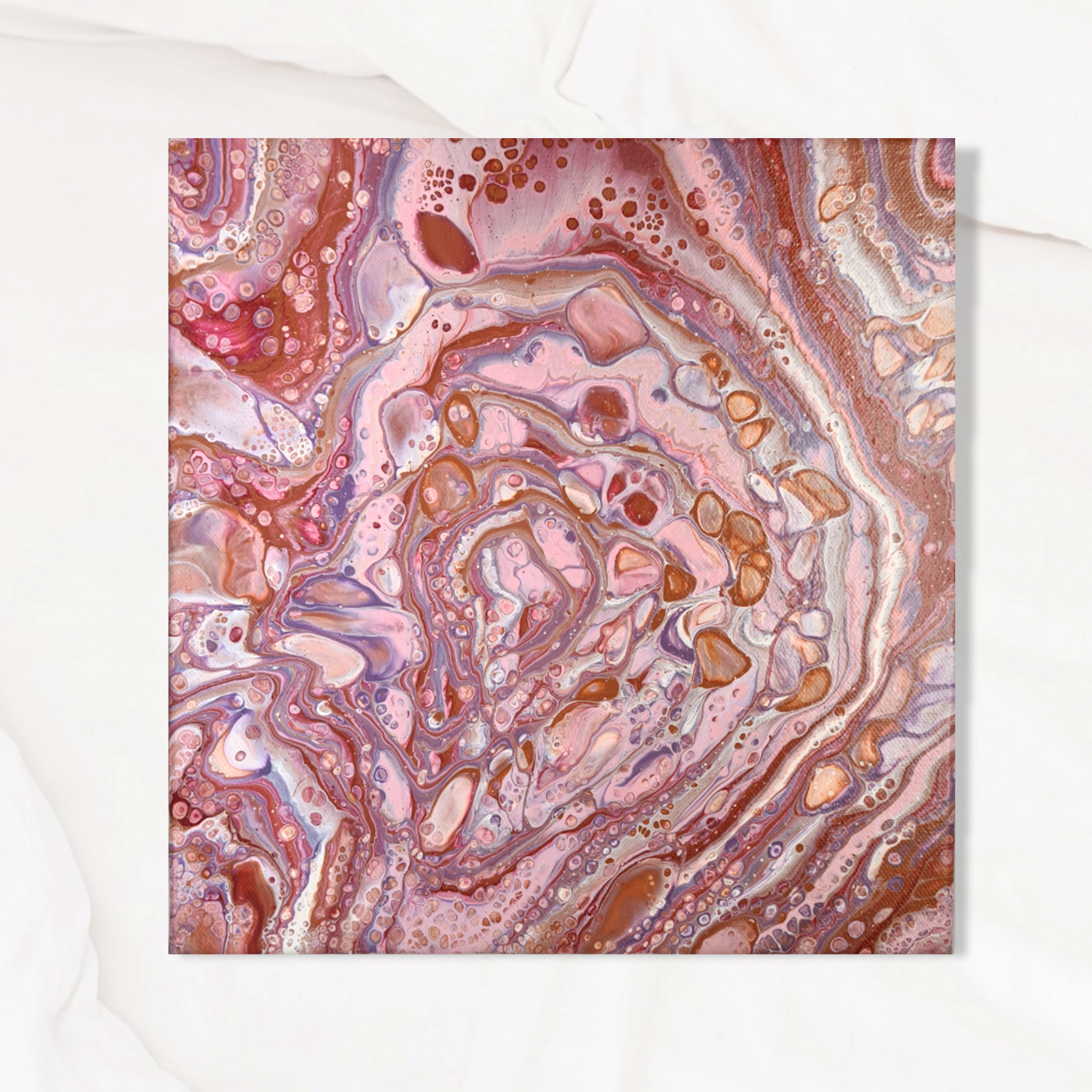 Canvastavla Akryl Acrylic Pouring - www.bellebi.se