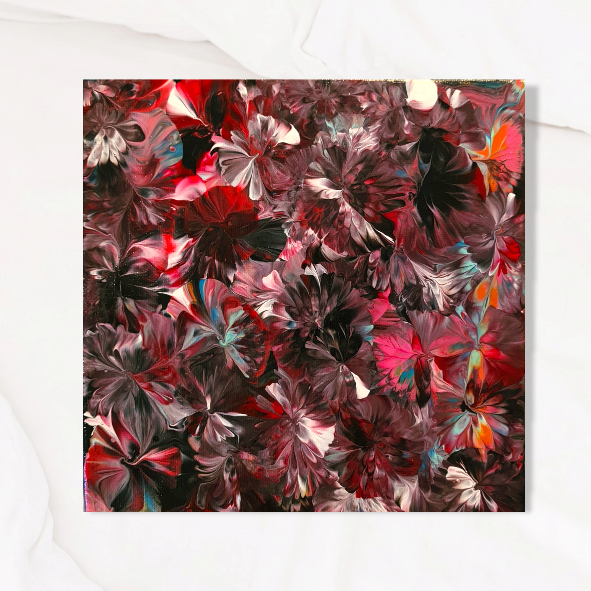 Canvastavla Akryl Acrylic Pouring - www.bellebi.se