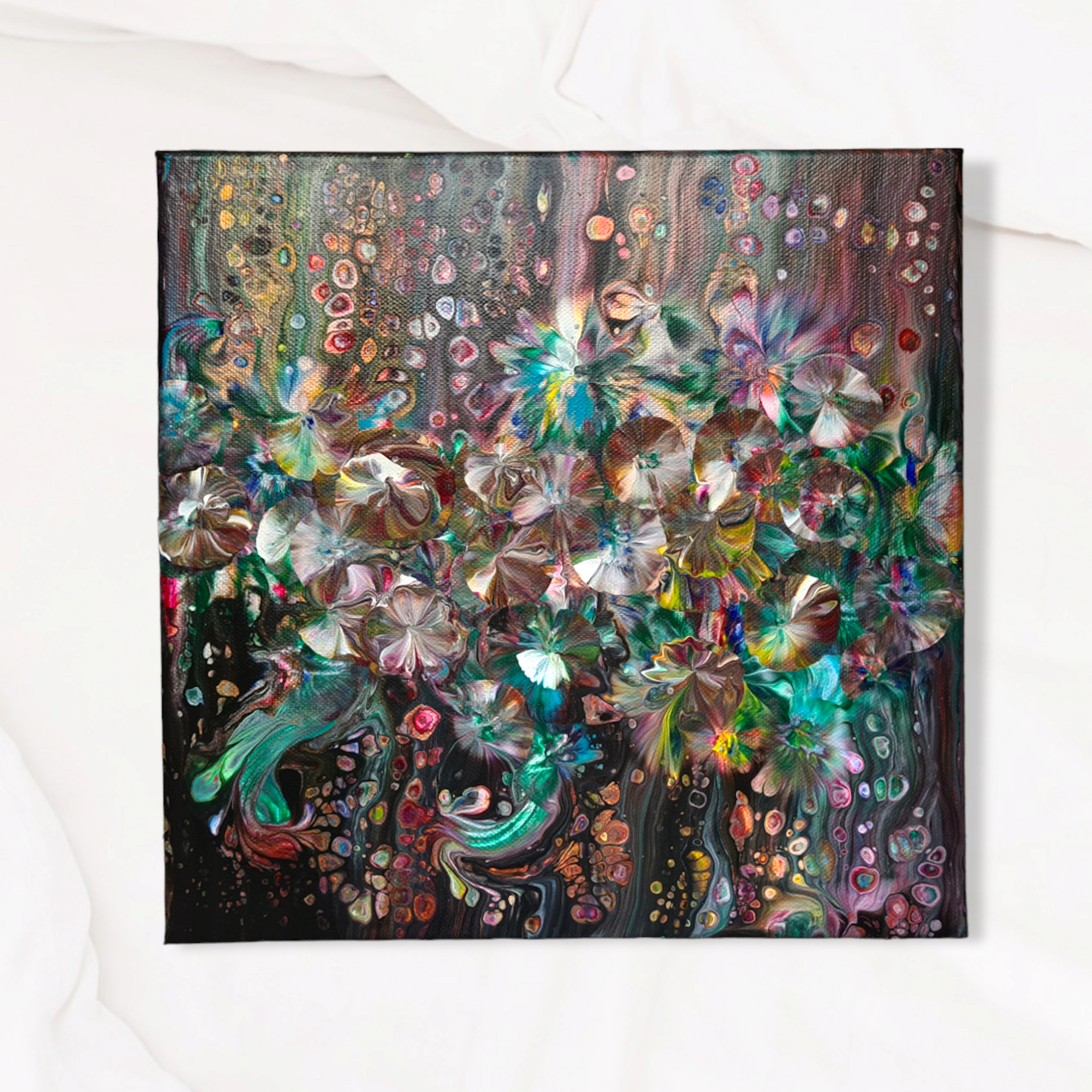 Canvastavla Akryl Acrylic Pouring - www.bellebi.se