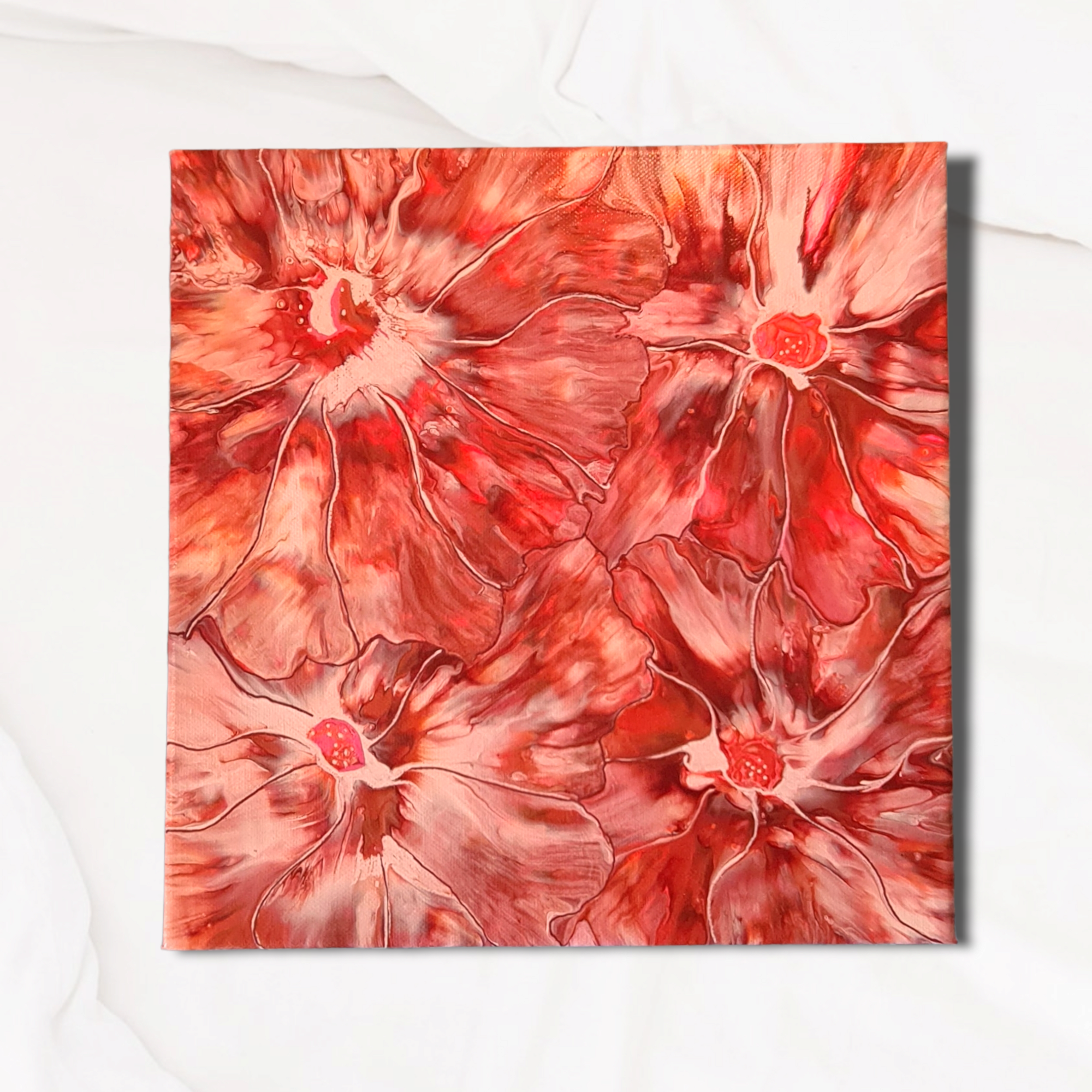 Canvastavla Akryl Acrylic Pouring - www.bellebi.se