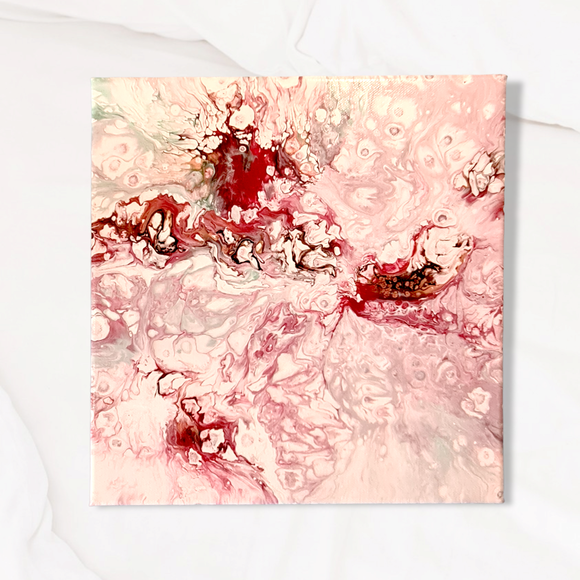 Canvastavla Akryl Acrylic Pouring - www.bellebi.se