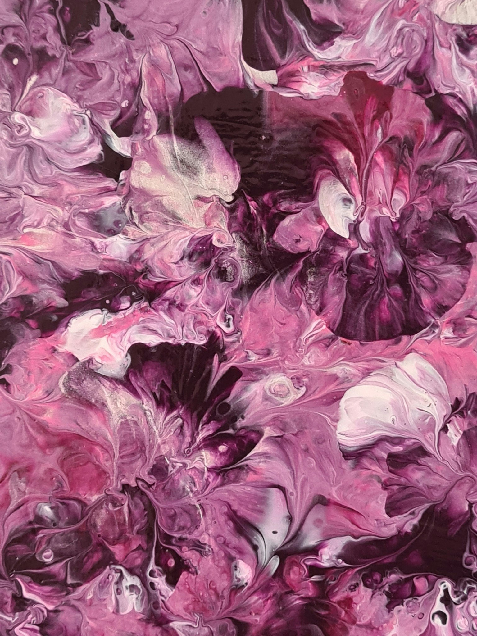 Canvastavla Akryl Acrylic Pouring - www.bellebi.se
