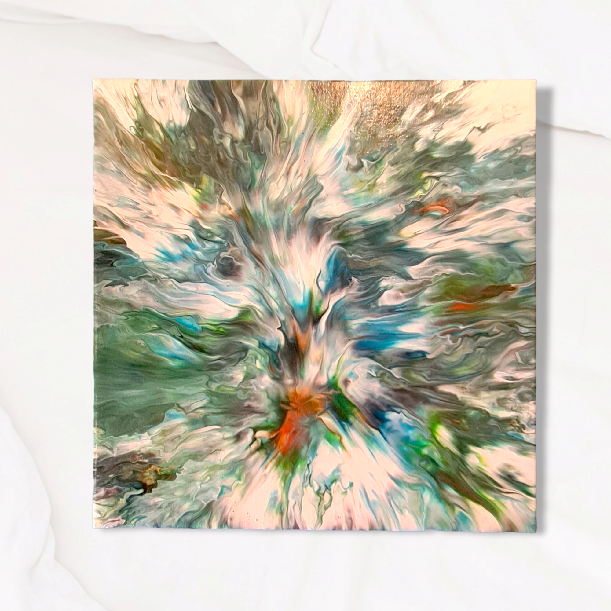 Canvastavla Akryl Acrylic Pouring - www.bellebi.se
