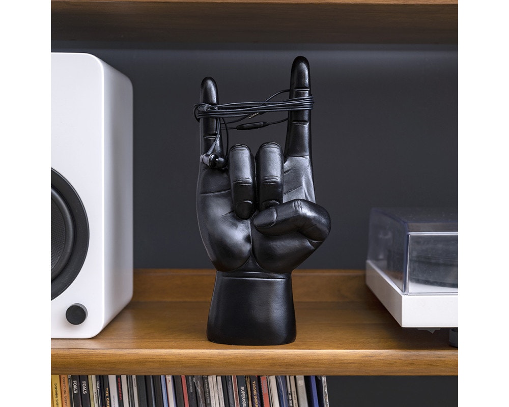 Rock On - Hörlurshållare svart