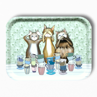 Kattbricka "Fika-katt"
