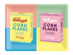 Plåtskylt Kelloggs PopArt 30x40 cm