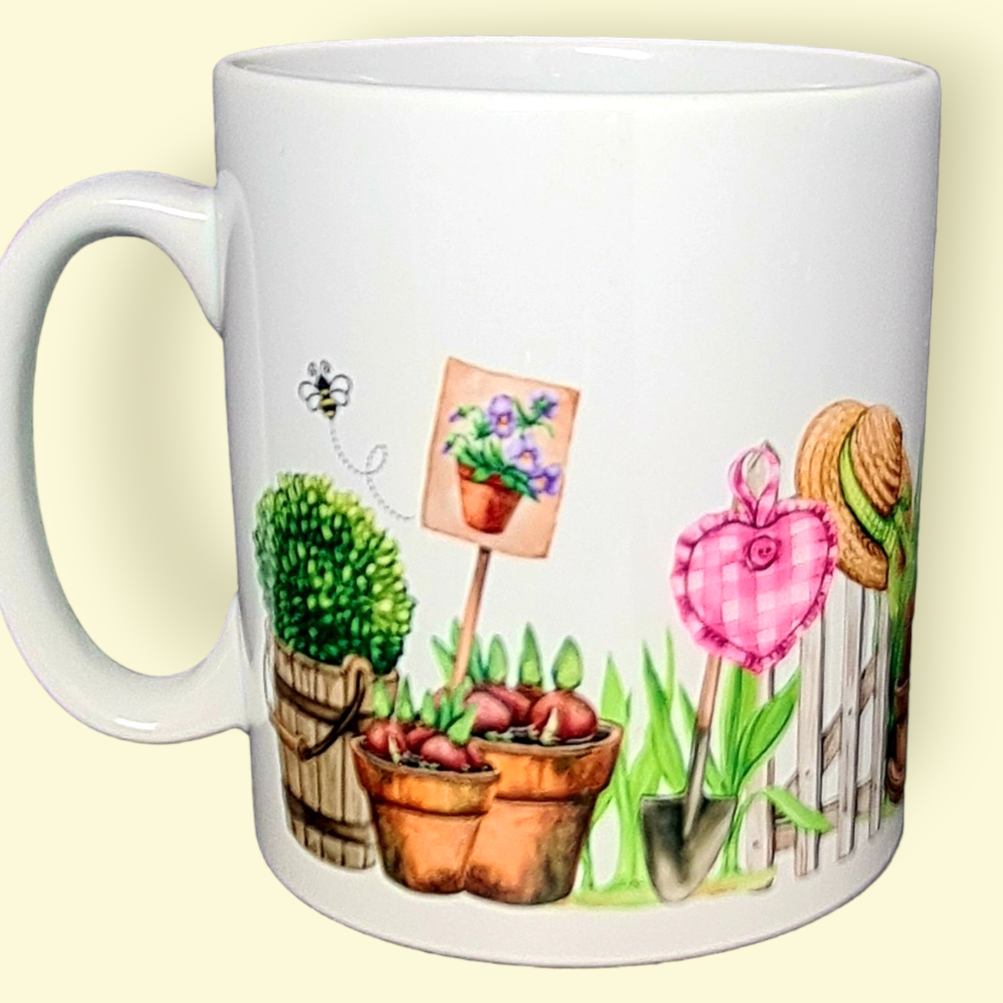 Mugg trädgårdsmästare trädgård sommar växter present - www.bellebi.se
