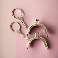 Metallhandtag med nyckelring