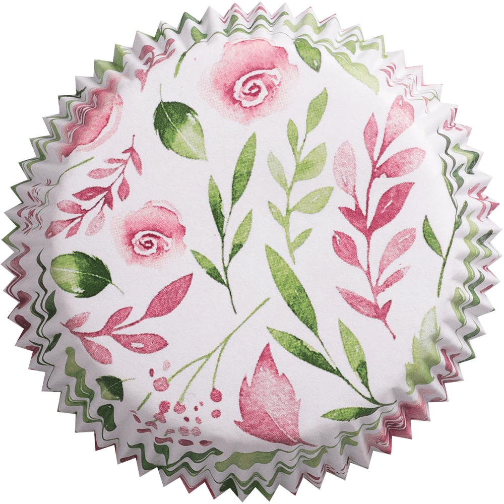 Bakform rosa rosor muffins cupcake - www.bellebi.se