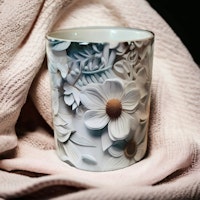 Blomstermugg i 3D-tryck