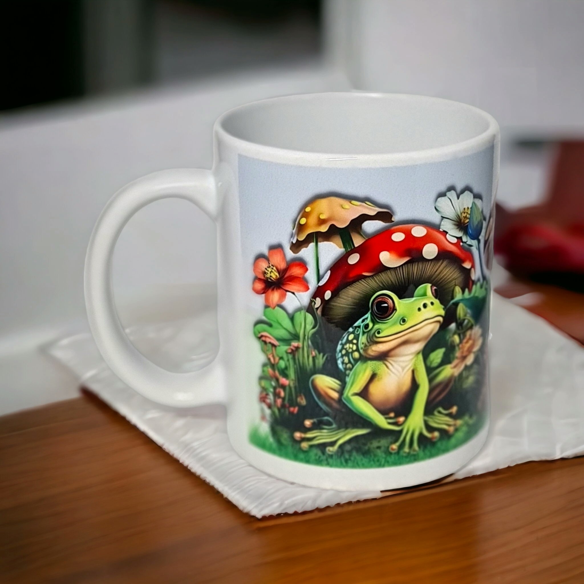 Mugg grodor groda padda svamp present - www.bellebi.se