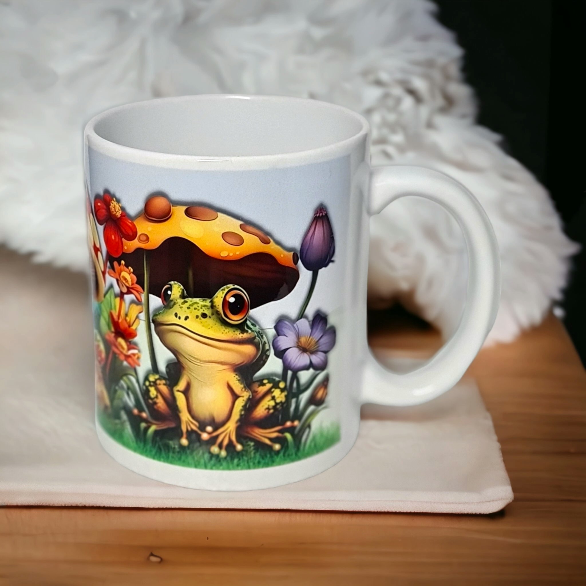 Mugg grodor groda padda svamp present - www.bellebi.se