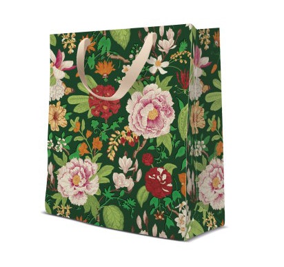 Presentpåse klassiska blommor