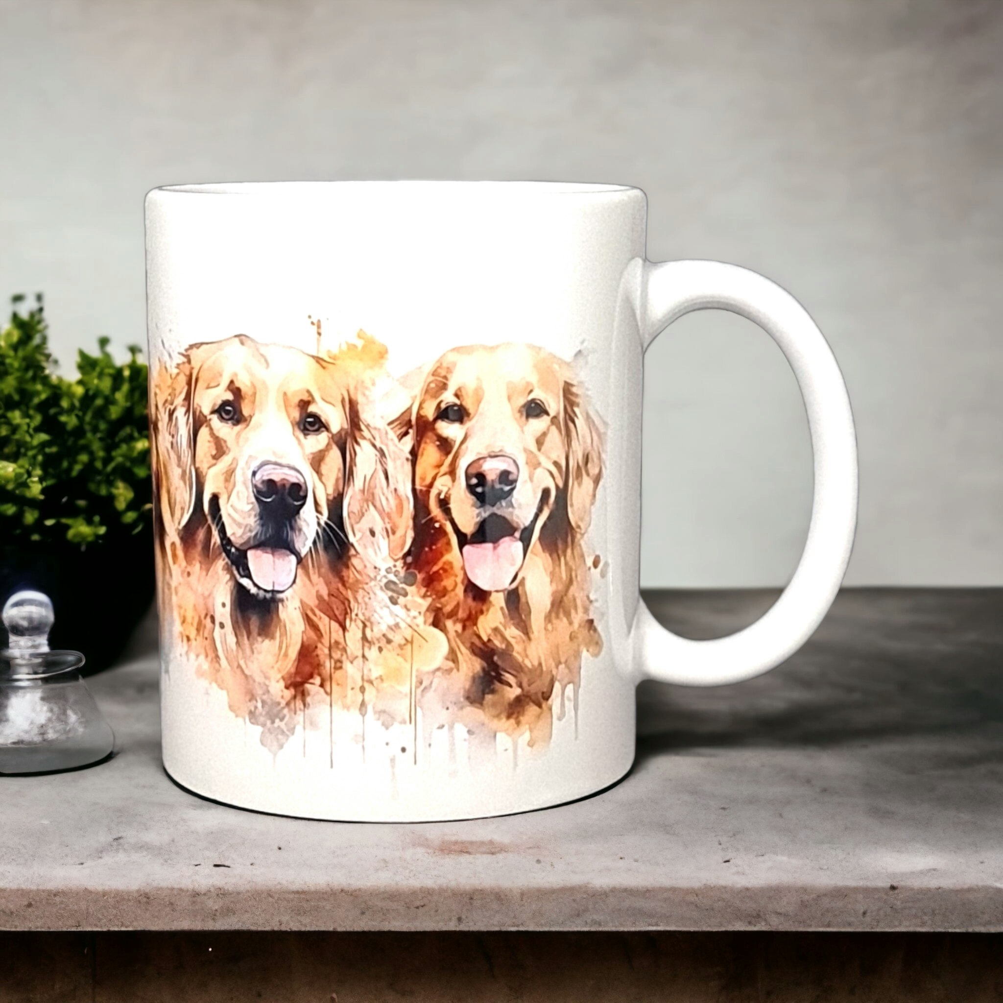 Mugg Golden Retriever hundras  - www.bellebi.se