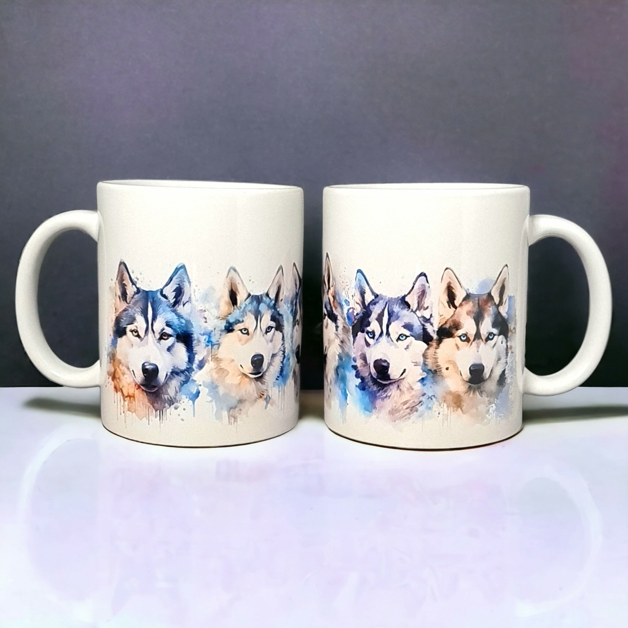 Mugg Siberian Husky hundras  - www.bellebi.se