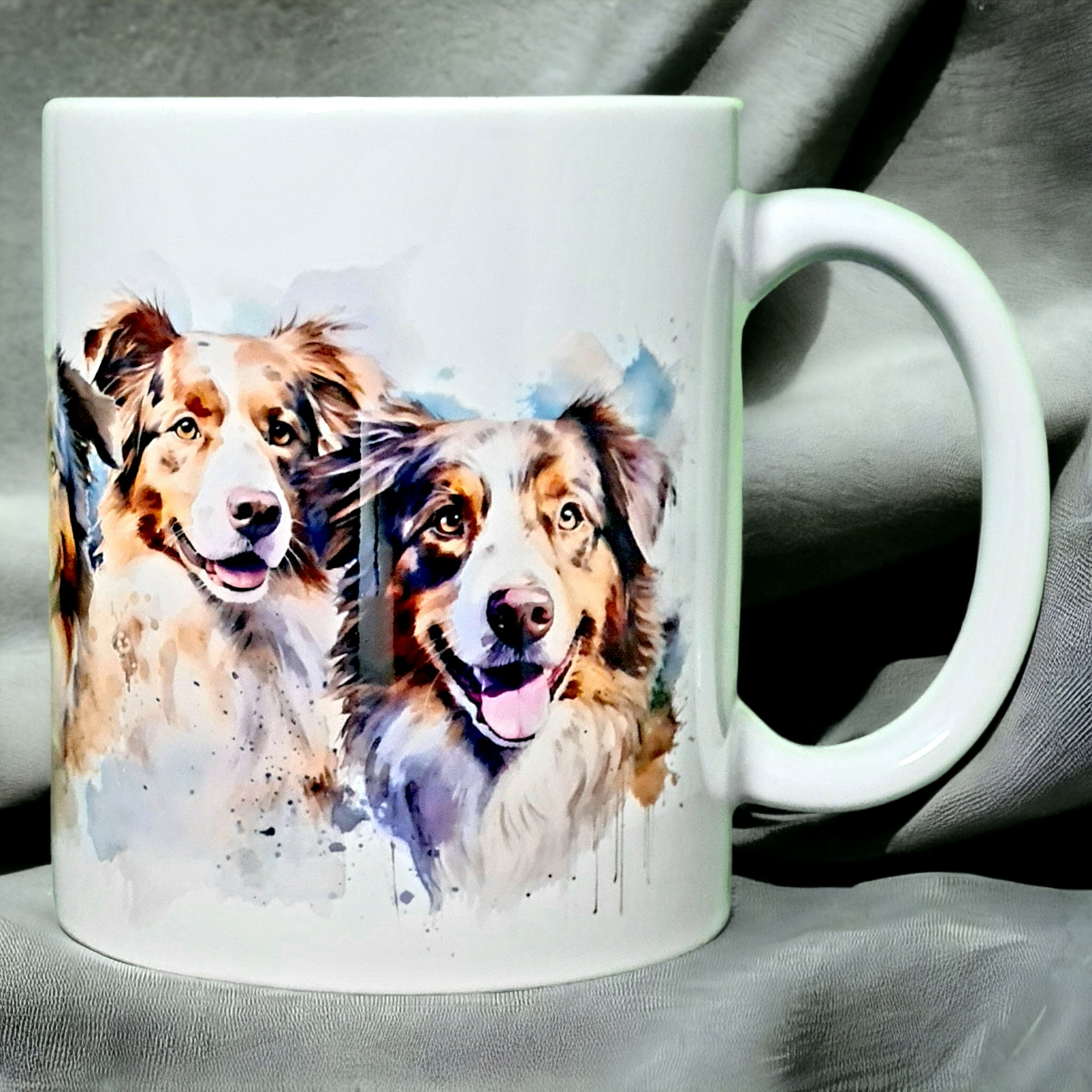 Mugg Australian Shepherd Aussie hundras  - www.bellebi.se