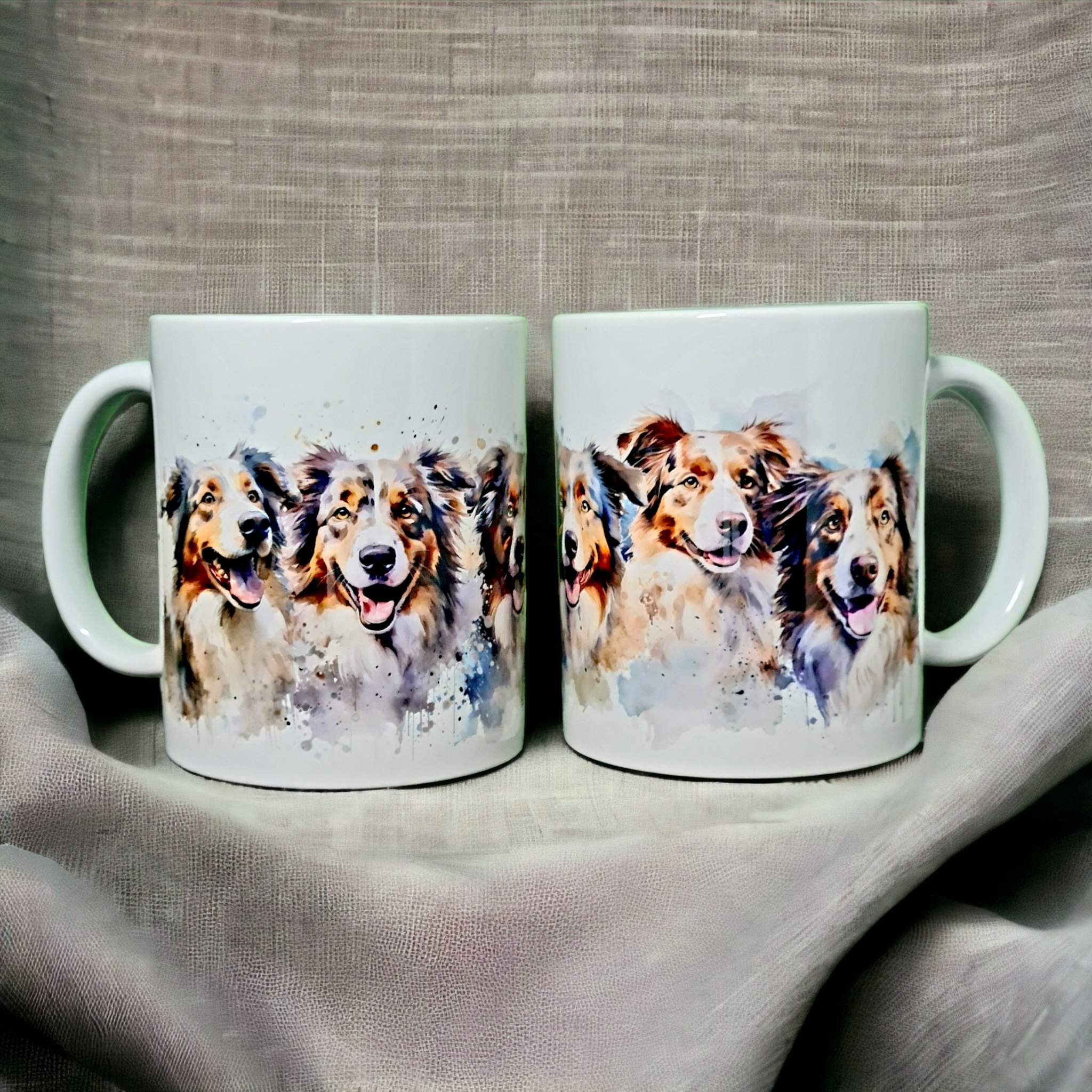Mugg Australian Shepherd Aussie hundras  - www.bellebi.se