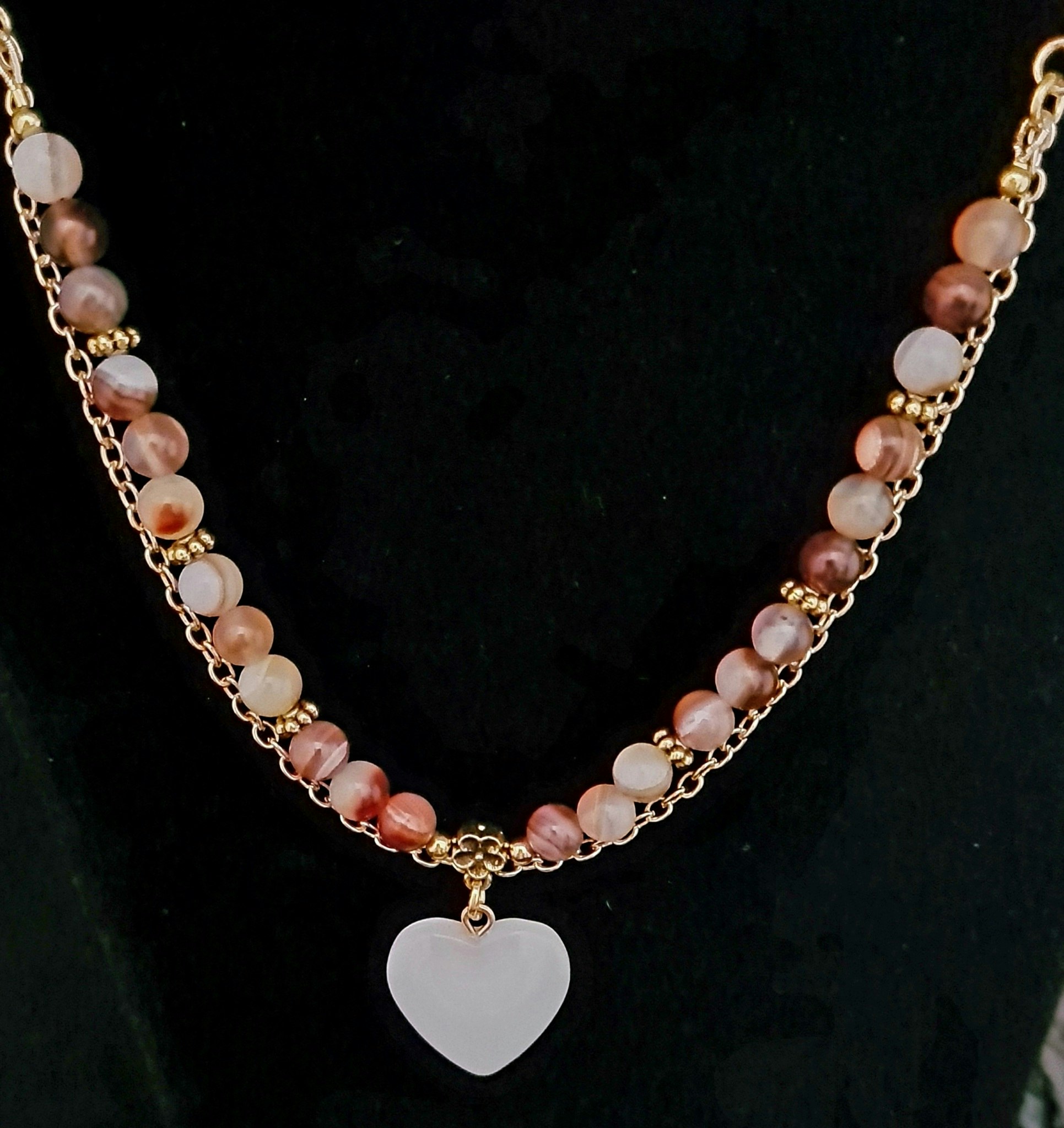 Halsband med pärlor - www.bellebi.se