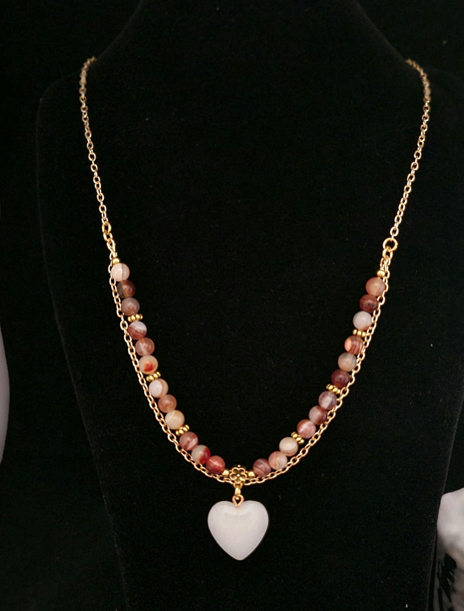 Halsband med pärlor - www.bellebi.se