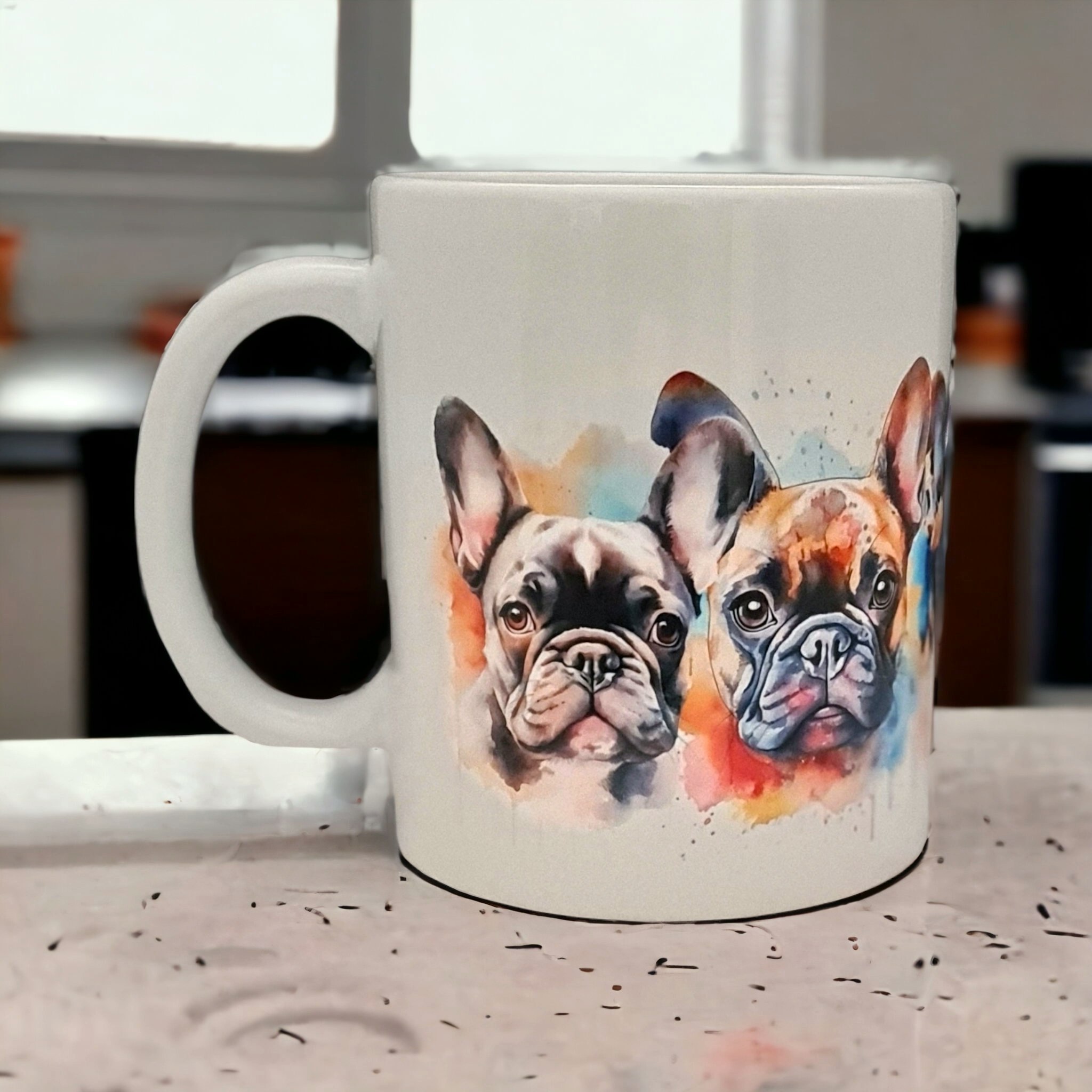 Mugg Fransk Bulldog hundras  - www.bellebi.se