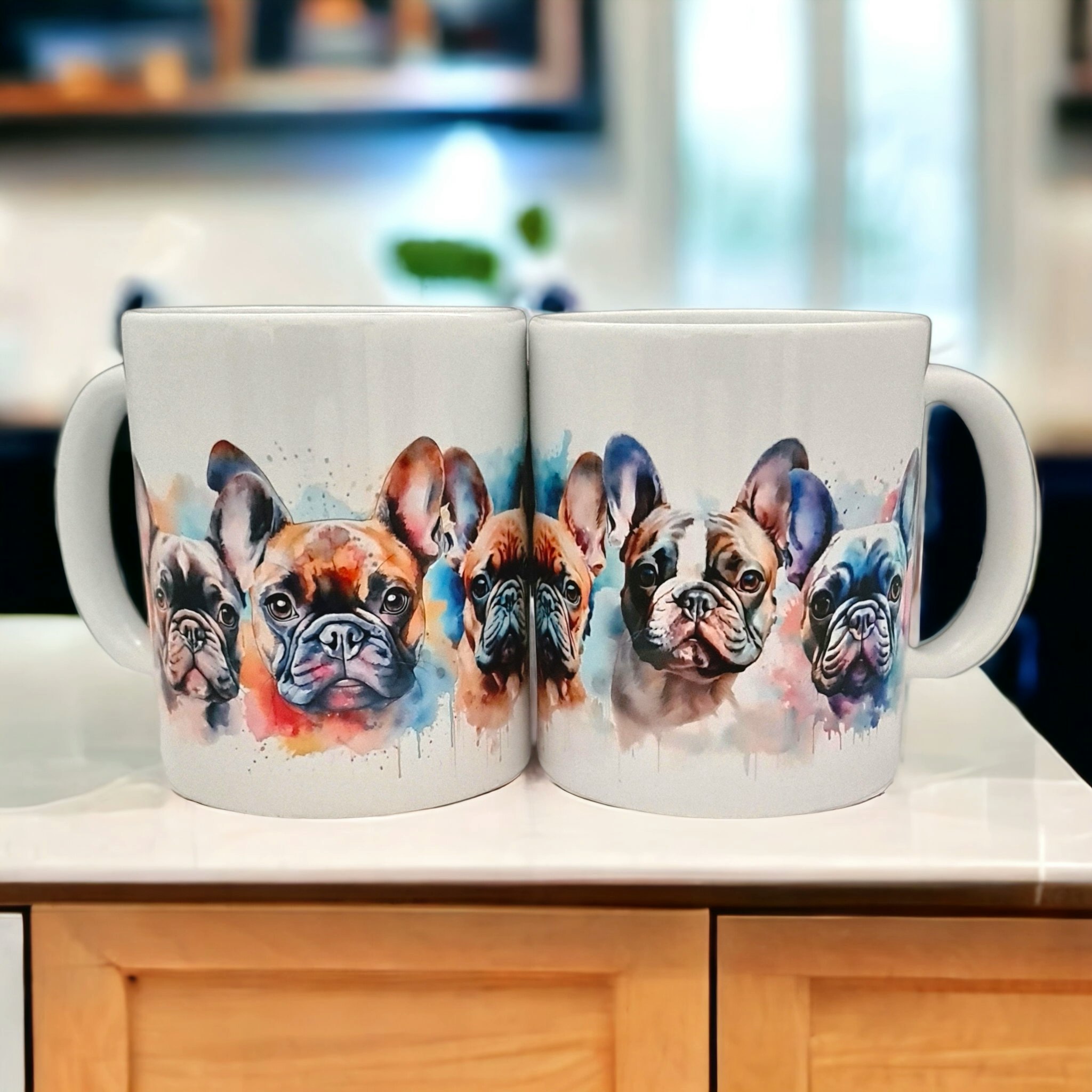 Mugg Fransk Bulldog hundras  - www.bellebi.se