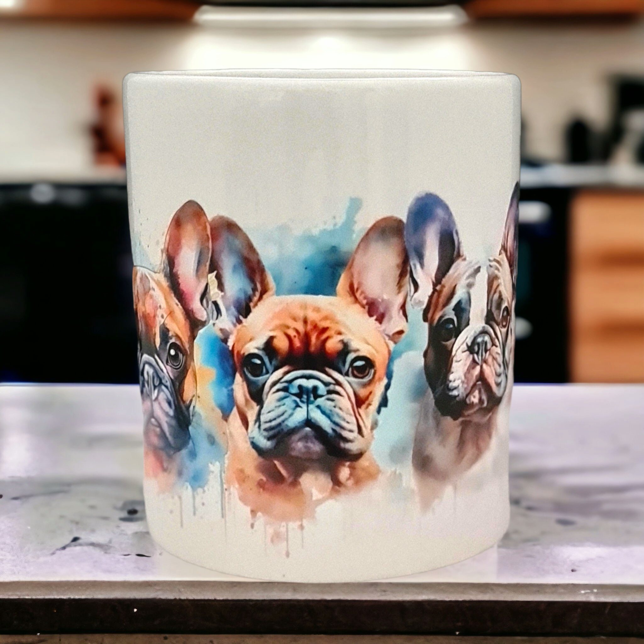 Mugg Fransk Bulldog hundras  - www.bellebi.se