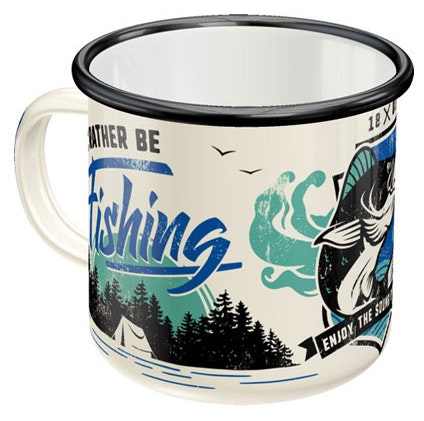 Emaljmugg Fishing - www.bellebi.se