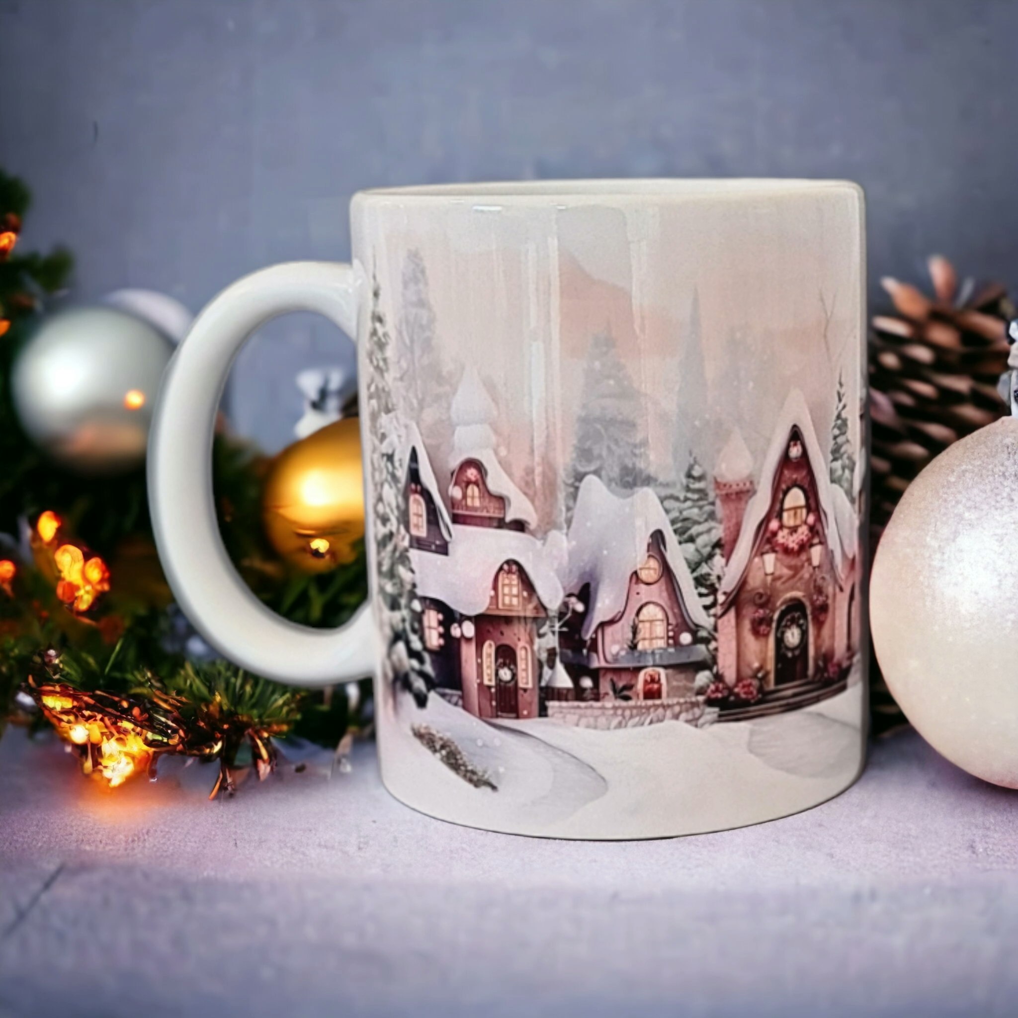 Mugg Jul julmotiv julklapp present - www.bellebi.se