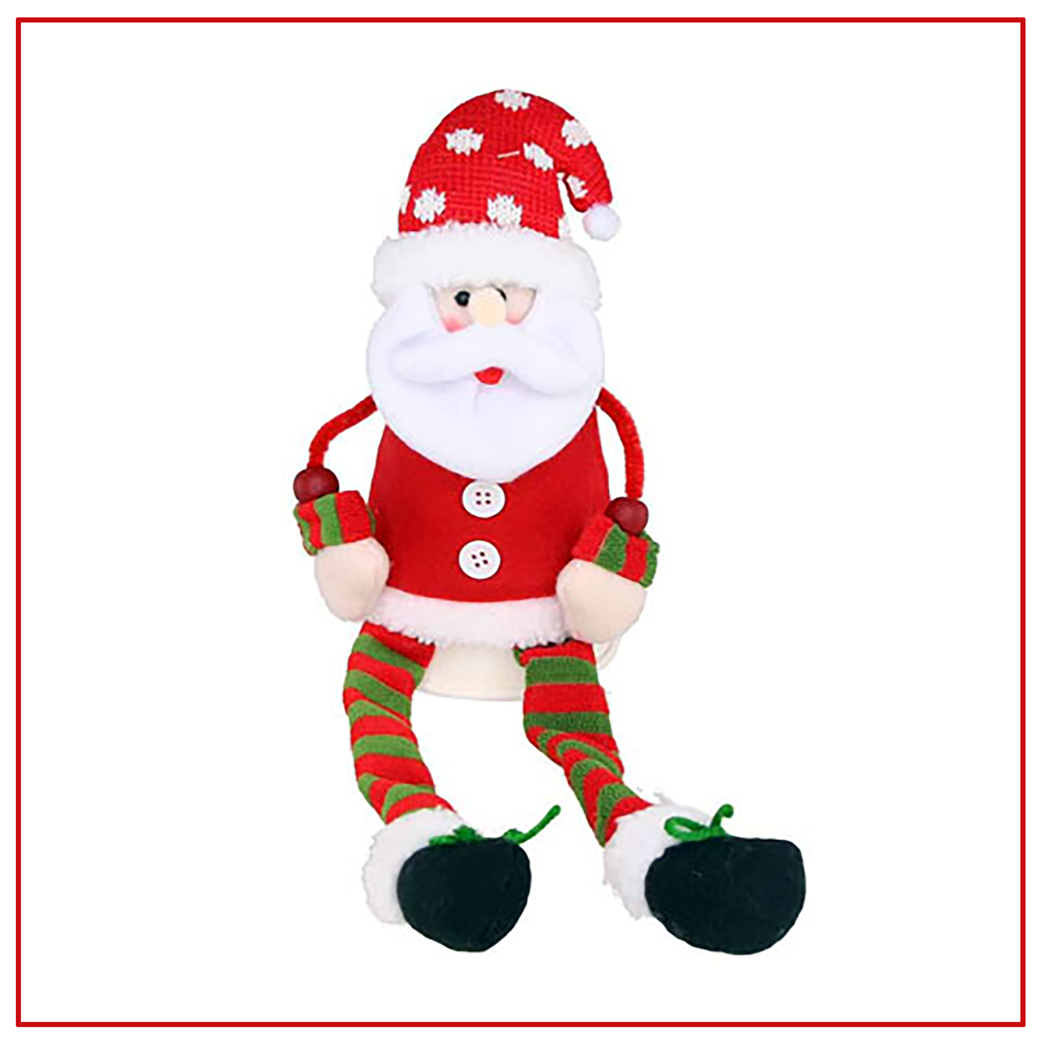 Flaskdekoration Tomte