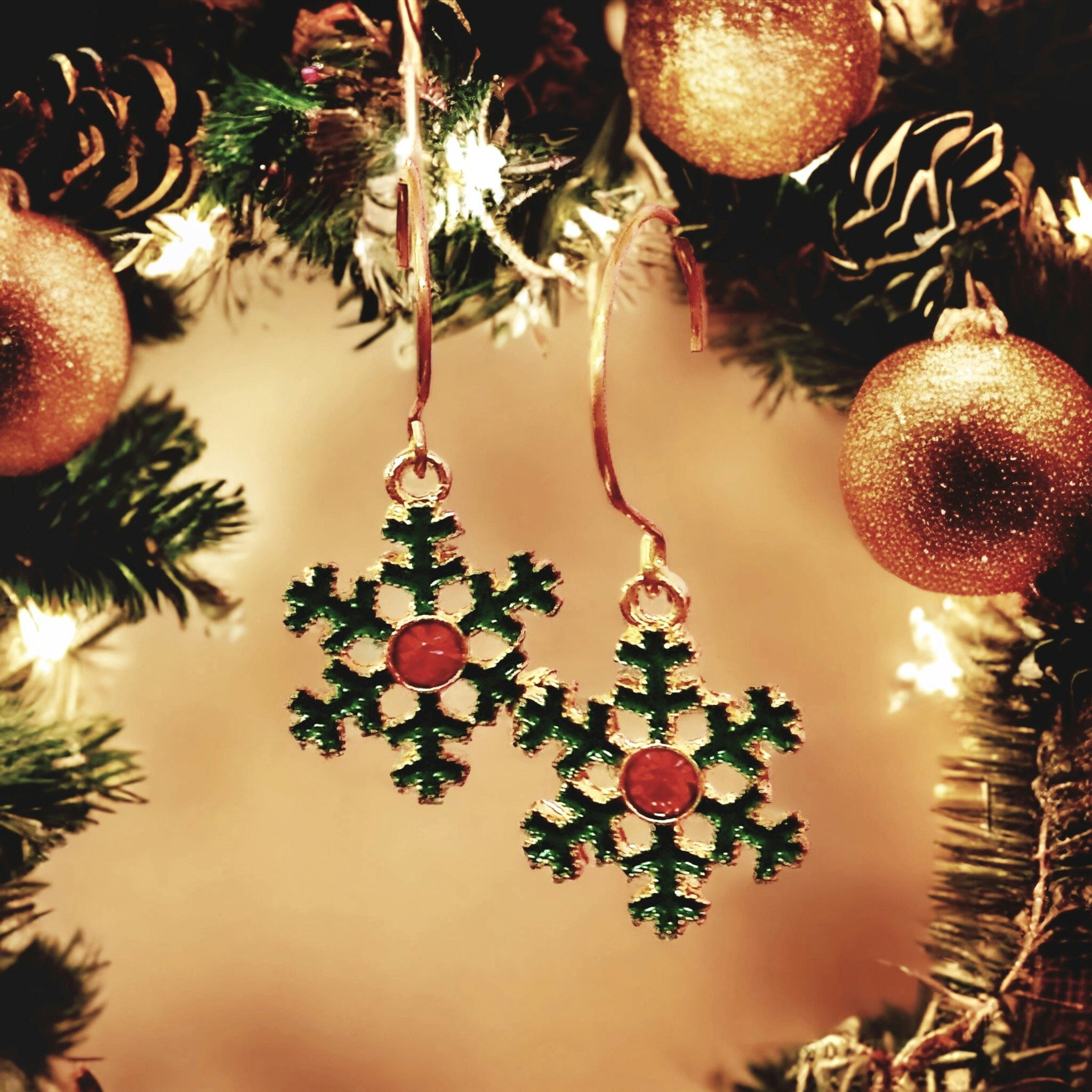 Örhängen jul nyår - www.bellebi.se
