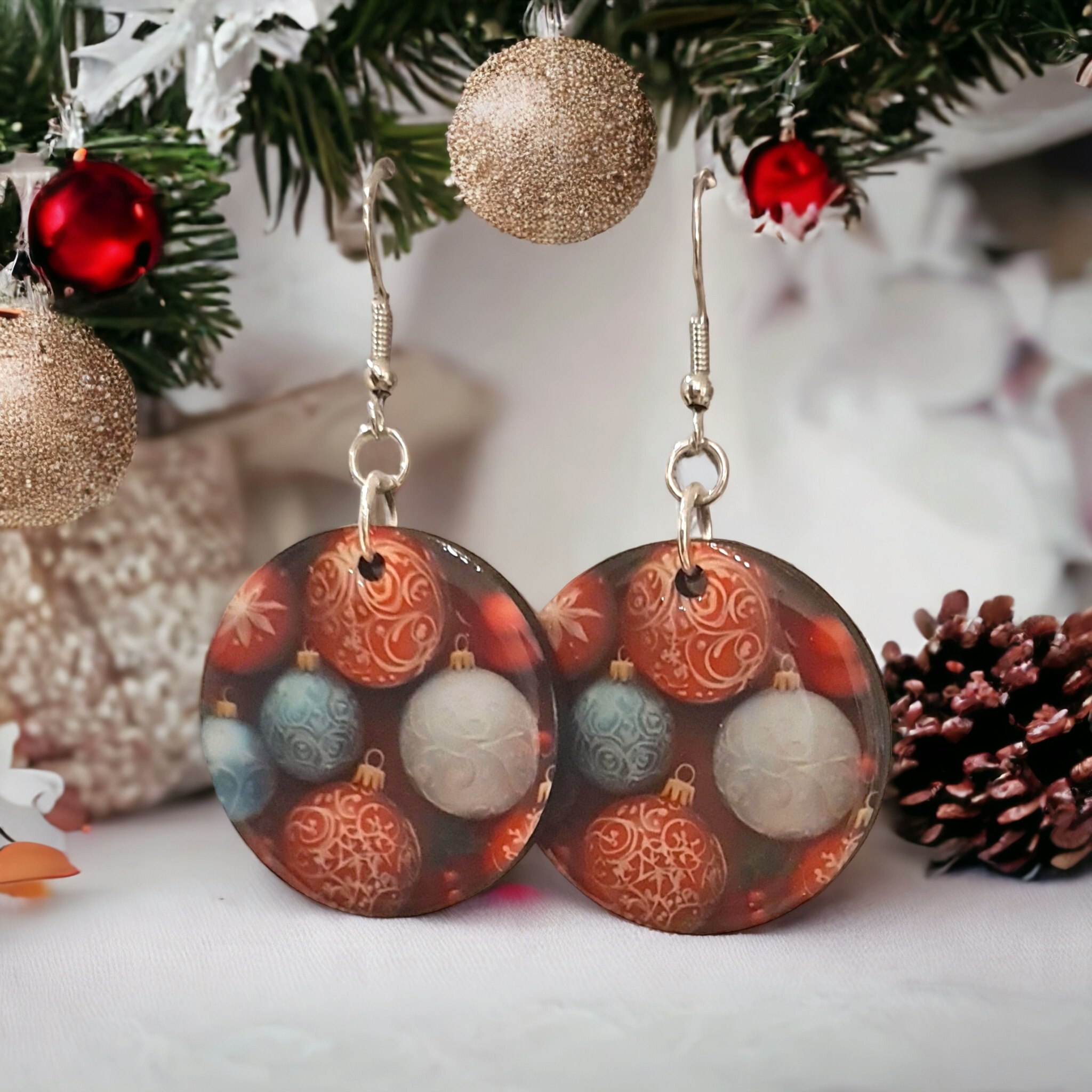Örhängen jul nyår - www.bellebi.se