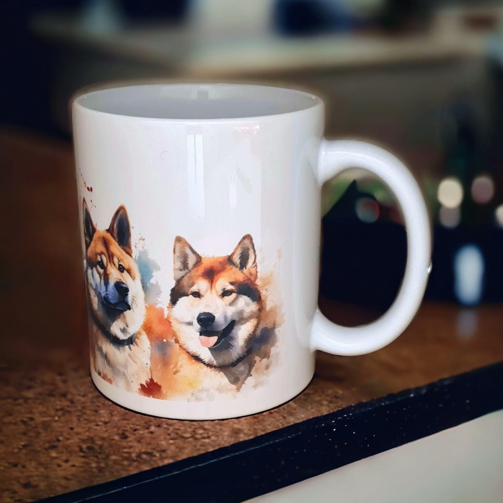Mugg Akita hundras  - www.bellebi.se