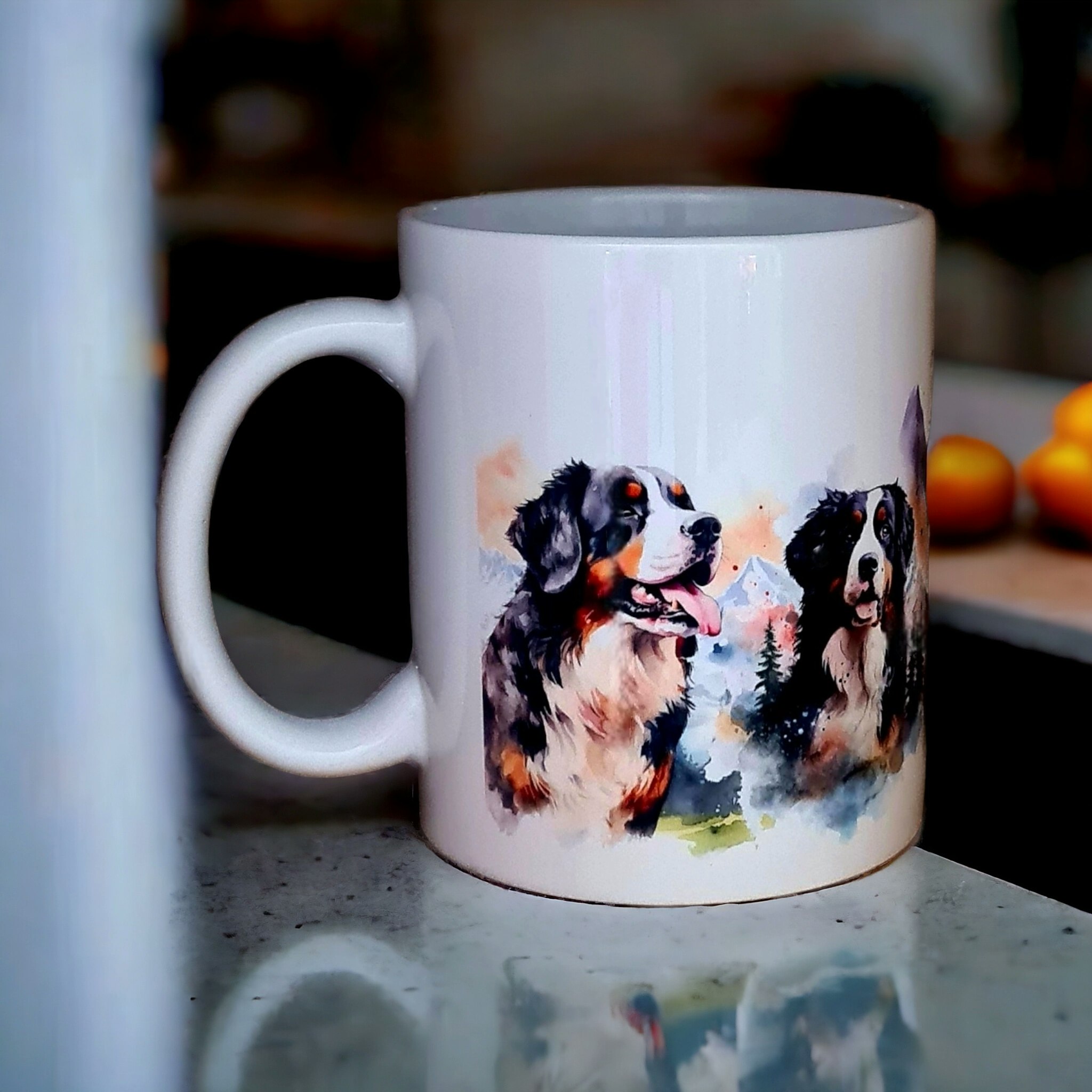 Mugg Berner Sennen hundras  - www.bellebi.se