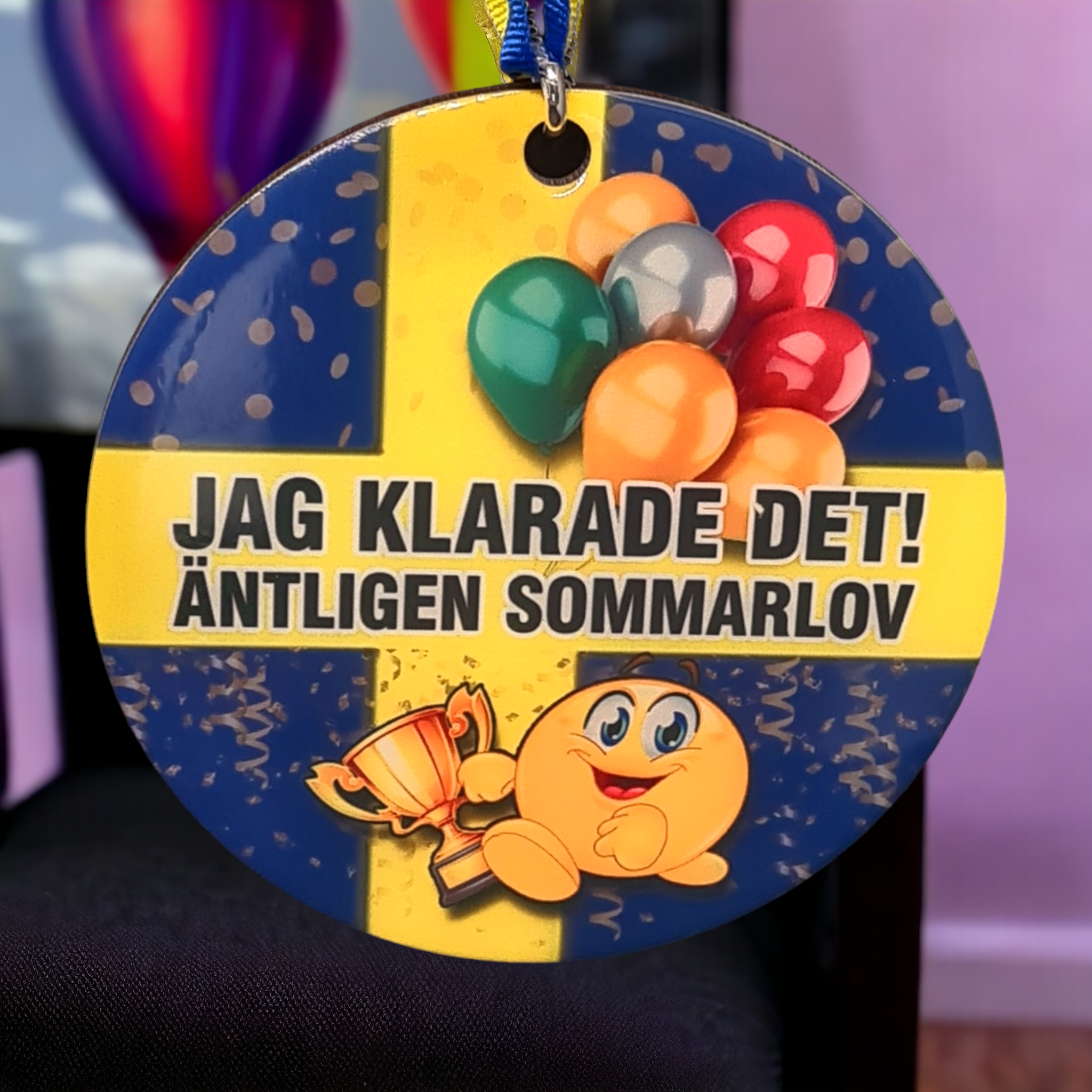 Till barnen medalj sommarlov skolavslutning - www.bellebi.se