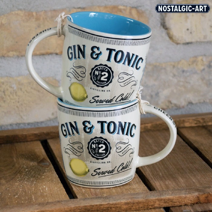 Kaffe/Te Mugg Gin & Tonic Retro - www.bellebi.se