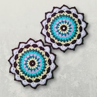 Virkade dukar 2-pack