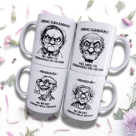 Mugg "Grinig surkärring?"