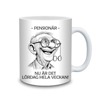 Mugg till Pensionären - Man